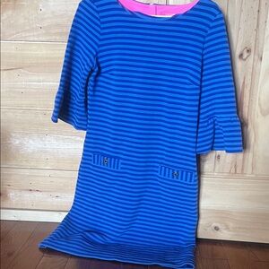Lilly Pulitzer Blue and Pink Striped Dress